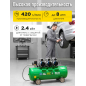 Компрессор безмасляный ECO AE-100-OF1 (EC2610-1) - Фото 4