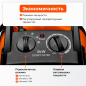 Пушка тепловая электрическая ECOTERM EHR-03/1F (ET3722-2) - Фото 3