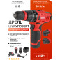 Дрель-шуруповерт аккумуляторная WORTEX BD 1215 Li SET (1326469)