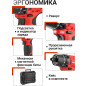 Дрель-шуруповерт аккумуляторная WORTEX BD 1215 Li SET (1326469) - Фото 7
