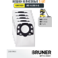 Мешок для пылесоса BRUNER для Karcher WD 4,5,6, MV 4,5,6, SE 5,6,5.100,6.100 5 штук (MPVC-30001)