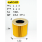 Фильтр моторный HEPA для пылесосов Karcher серии WD 1,2,3 MV 1,2,3 SE 4001,4002 NT20/1, 30/1 BRUNER (MPVC-00658) - Фото 2