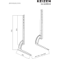 Подставка универсальная для телевизора/монитора KEIZEN KZ-20396113 - Фото 18