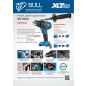 Дрель-шуруповерт аккумуляторная ударная BULL SR 1805 XLTpro (1329604) - Фото 13