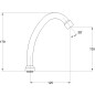 Излив для смесителя G-образный ECONOCE (EC0542) - Фото 2