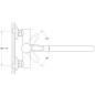 Смеситель для ванны ECONOCE серия 400 (EC0406) - Фото 3