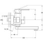 Смеситель для ванны ECONOCE серия 590 (EC0591) - Фото 2