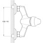 Смеситель для душа ECONOCE серия 630 (EC0633) - Фото 3