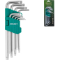 Набор ключей Torx T10Н-T50Н 9 предметов длинных ВОЛАТ (11020-09)