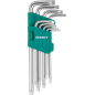 Набор ключей Torx T10Н-T50Н 9 предметов длинных ВОЛАТ (11020-09) - Фото 2
