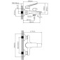 Смеситель для ванны AV ENGINEERING Pos (AVPOS3-A176-130) - Фото 2