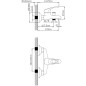 Смеситель для ванны AV ENGINEERING Urs (AVURS3-A120-330) - Фото 2