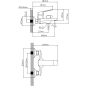 Смеситель для ванны AV ENGINEERING Win (AVWIN3-A165-130) - Фото 2