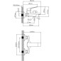 Смеситель для ванны AV ENGINEERING Win (AVWIN3-A165-130) - Фото 2