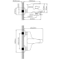 Смеситель для ванны AV ENGINEERING Jas (AVJAS3-A080-330) - Фото 2