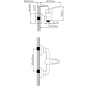 Смеситель для душа AV ENGINEERING Urs (AVURS5-A120-220) - Фото 2