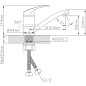 Смеситель для кухни AV ENGINEERING Urs (AVURS4-A120-448) - Фото 2