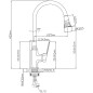 Смеситель для кухни (Lt) D35, серия WIN AV Engineering (AVWIN4-A165-141) - Фото 2