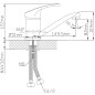 Смеситель для кухни D35, серия 670 ECONOCE (EC0670) - Фото 2