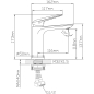 Смеситель для умывальника AV ENGINEERING Neo (AVNEO1-A170-110) - Фото 2