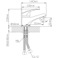 Смеситель для умывальника AV ENGINEERING Urs (AVURS1-A120-110) - Фото 2