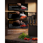 Набор ножей 3 штуки FISKARS FF пластиковый блок (1057555) - Фото 3