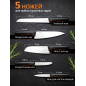 Набор ножей 5 штук FISKARS FF пластиковый блок (1057554) - Фото 2