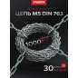 Цепь сварная длиннозвенная оцинкованная М5 DIN 763 STARFIX бухта 30 м (SMP-42317-30)