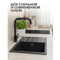 Мойка из искусственного камня AV ENGINEERING Mista черный (AVE615440BKA) - Фото 2