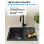 Мойка из искусственного камня AV ENGINEERING Mista черный (AVE615440BKA) - Фото 10