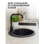 Мойка из искусственного камня AV ENGINEERING Point черный (AVE495495BKA) - Фото 2