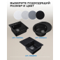 Мойка из искусственного камня AV ENGINEERING Point черный (AVE495495BKA) - Фото 13