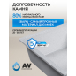 Мойка из искусственного камня AV ENGINEERING Benefit серый (AVE730470GRA) - Фото 6