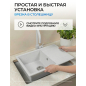 Мойка из искусственного камня AV ENGINEERING Benefit серый (AVE730470GRA) - Фото 9