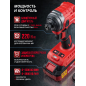Шуруповерт (винтоверт) ударный аккумуляторный WORTEX CWR 0218 XLT (1329730) - Фото 2