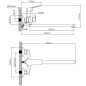 Смеситель для ванны AV ENGINEERING Win black (AVWIN7-BL165-122) - Фото 2