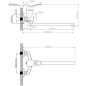 Смеситель для ванны AV ENGINEERING Bas (AVBAS7-A294-422) - Фото 2