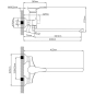 Смеситель для ванны AV ENGINEERING Jas (AVJAS7-A080-222) - Фото 2