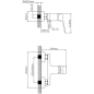 Смеситель для душа AV ENGINEERING Neo (AVNEO5-A170-121) - Фото 2