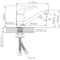 Смеситель для кухни AV ENGINEERING Pos (AVPOS4-A173-148) - Фото 2