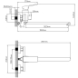 Смеситель для ванны AV ENGINEERING Neo (AVNEO7-A170-122) - Фото 2