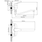 Смеситель для ванны AV ENGINEERING Rom (AVROM7-A102-221) - Фото 2