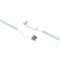 Кабель USB KEIZEN KZ-5289104, Type-C - Lightning, PD20W, 1 м, голубой - Фото 9