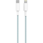 Кабель USB KEIZEN KZ-5289104, Type-C - Lightning, PD20W, 1 м, голубой - Фото 10