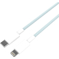 Кабель USB KEIZEN KZ-5289104, Type-C - Lightning, PD20W, 1 м, голубой - Фото 15