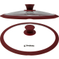 Крышка стеклянная 26 см PERFECTO LINEA Burgundy (25-026341)