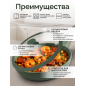 Крышка стеклянная 26 см PERFECTO LINEA Natural Green (25-026342) - Фото 2