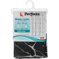 Штора для ванной комнаты 180х180 с кольцами PERFECTO LINEA Secret черный мрамор (36-118202) - Фото 3