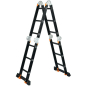 Лестница-трансформер алюминиевая 580 см STARTUL Black Line (ST9930-05)