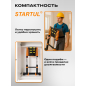 Лестница телескопическая алюминиевая приставная 590 см 17 кг STARTUL Black Line (ST9931-059) - Фото 6